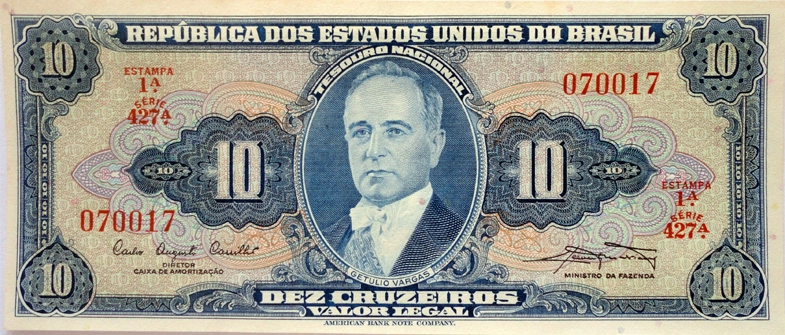 10 Cruzeiros 1942